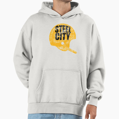 Pittsburgh Steel City Football T-Shirt - Aesthetic Graphic for Adults - T-Shirt, Sweatshirt, Hoodie