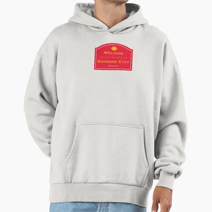 Welcome To Kansas City Missouri Hoodie - Unique Graphic Unisex - T-Shirt, Sweatshirt, Hoodie