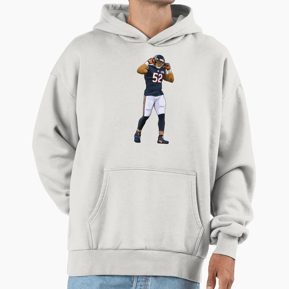 Khalil Mack Action Hoodie - Casual Everyday Wear Unisex - T-Shirt, Sweatshirt, Hoodie