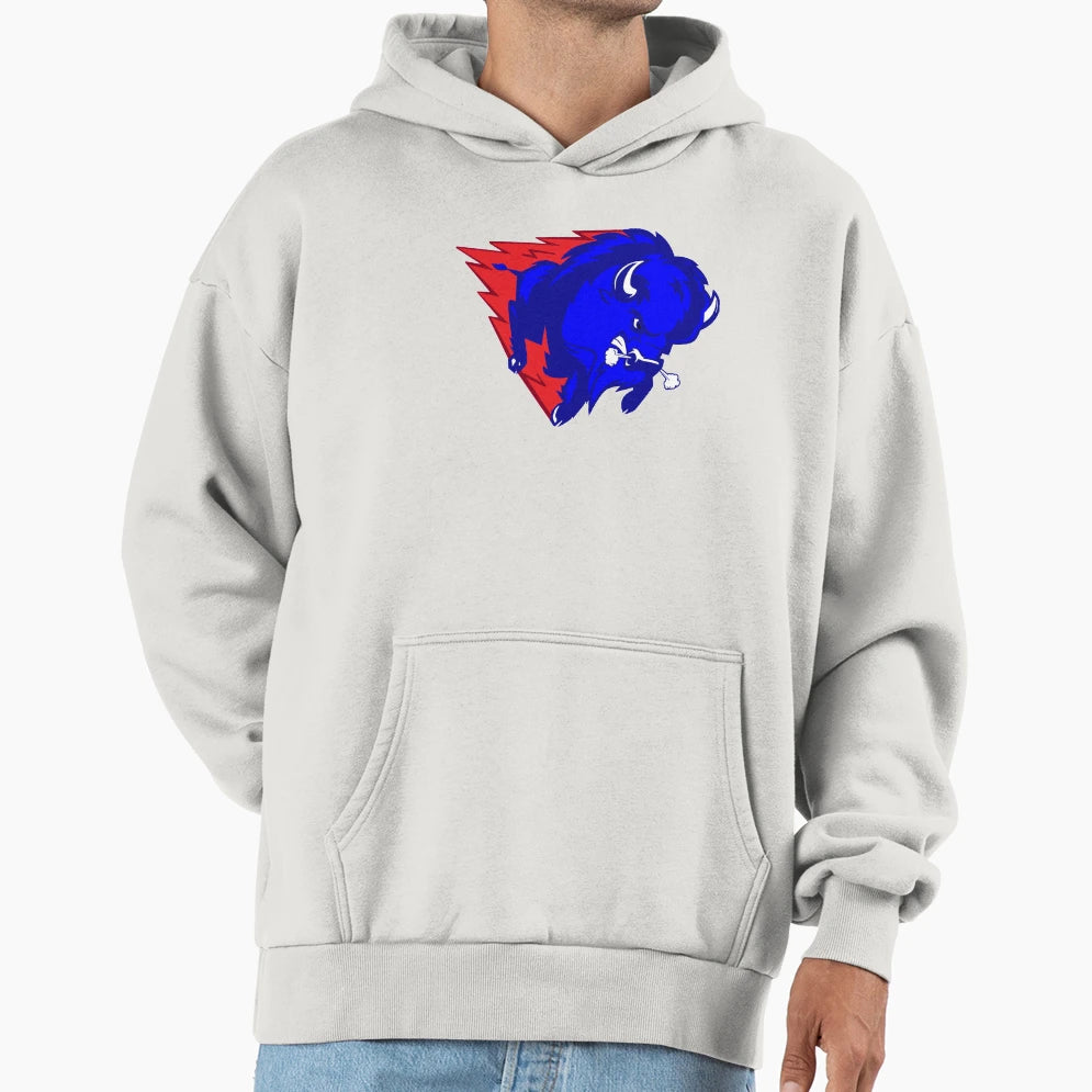 Buffalo Charge Hoodie - Trendy Graphic for Adults - T-Shirt, Sweatshirt, Hoodie