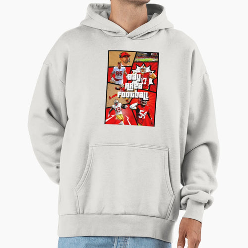 Bay Area Football Hoodie - Novelty Apparel Unisex - T-Shirt, Sweatshirt, Hoodie