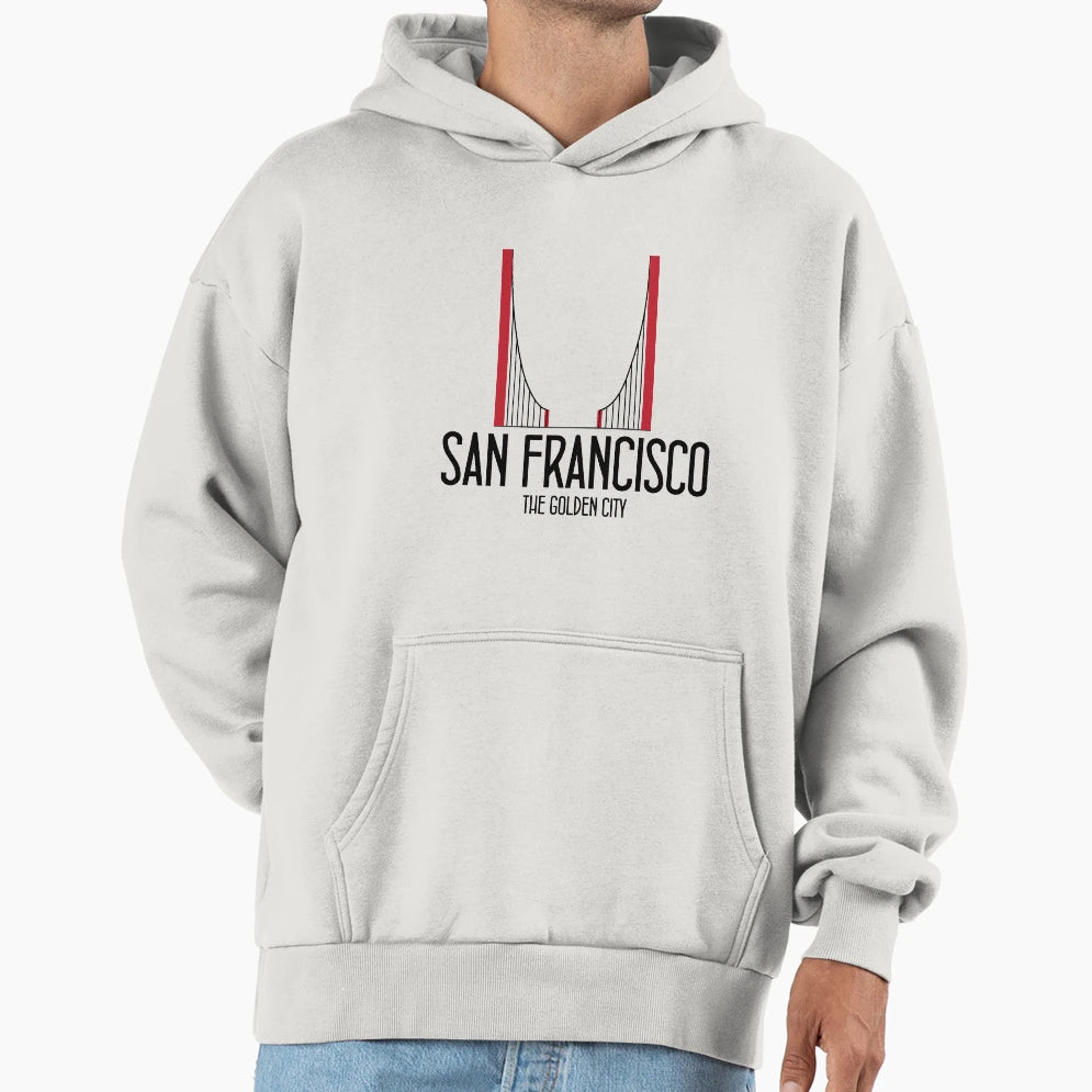 San Francisco Hoodie - Novelty Apparel Unisex - T-Shirt, Sweatshirt, Hoodie