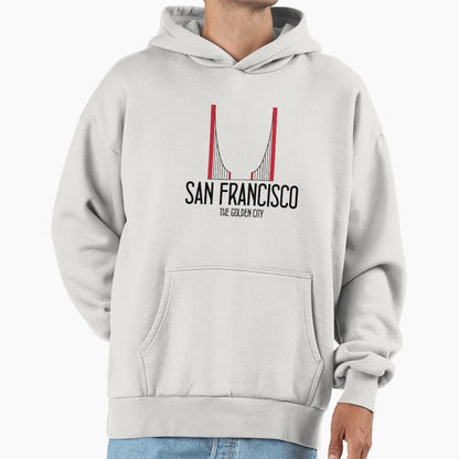 San Francisco Hoodie - Novelty Apparel Unisex - T-Shirt, Sweatshirt, Hoodie