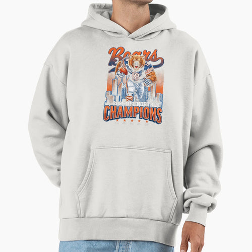 Chicago Bears 2025 Nfc North Hoodie - Casual Everyday Wear for Adults - T-Shirt, Sweatshirt, Hoodie