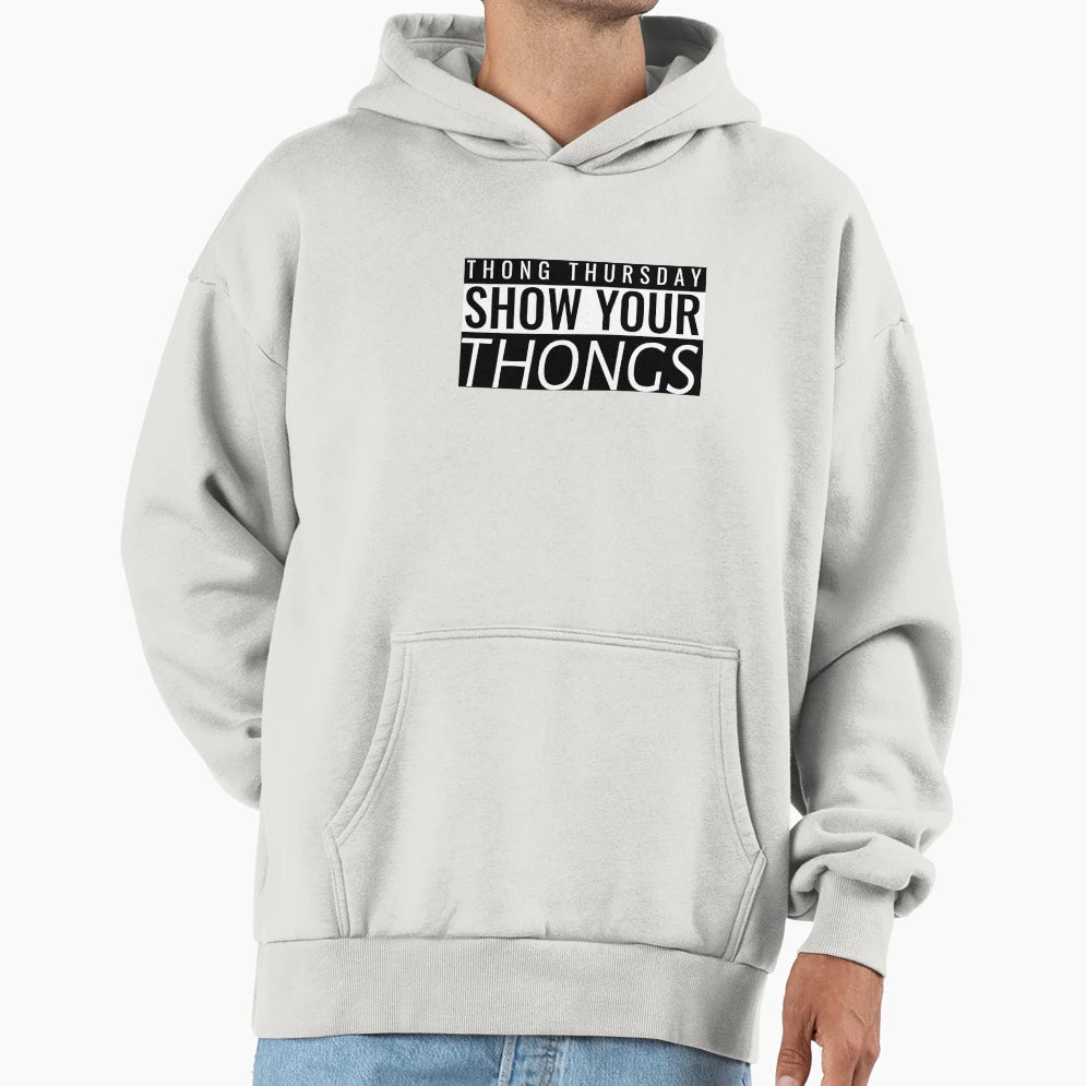 Thong Thursday Hoodie - Aesthetic Graphic for Adults - T-Shirt, Sweatshirt, Hoodie