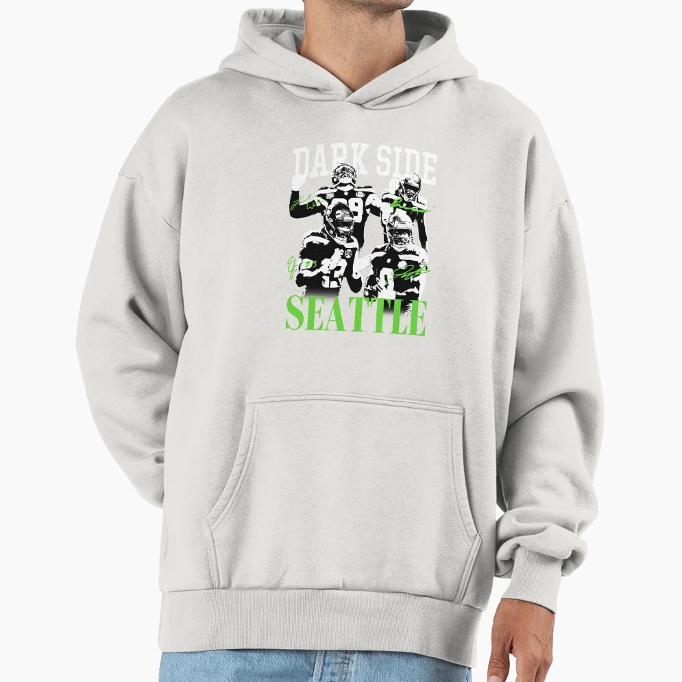Dark Side Seattle Hoodie - Trendy Graphic Unisex - T-Shirt, Sweatshirt, Hoodie