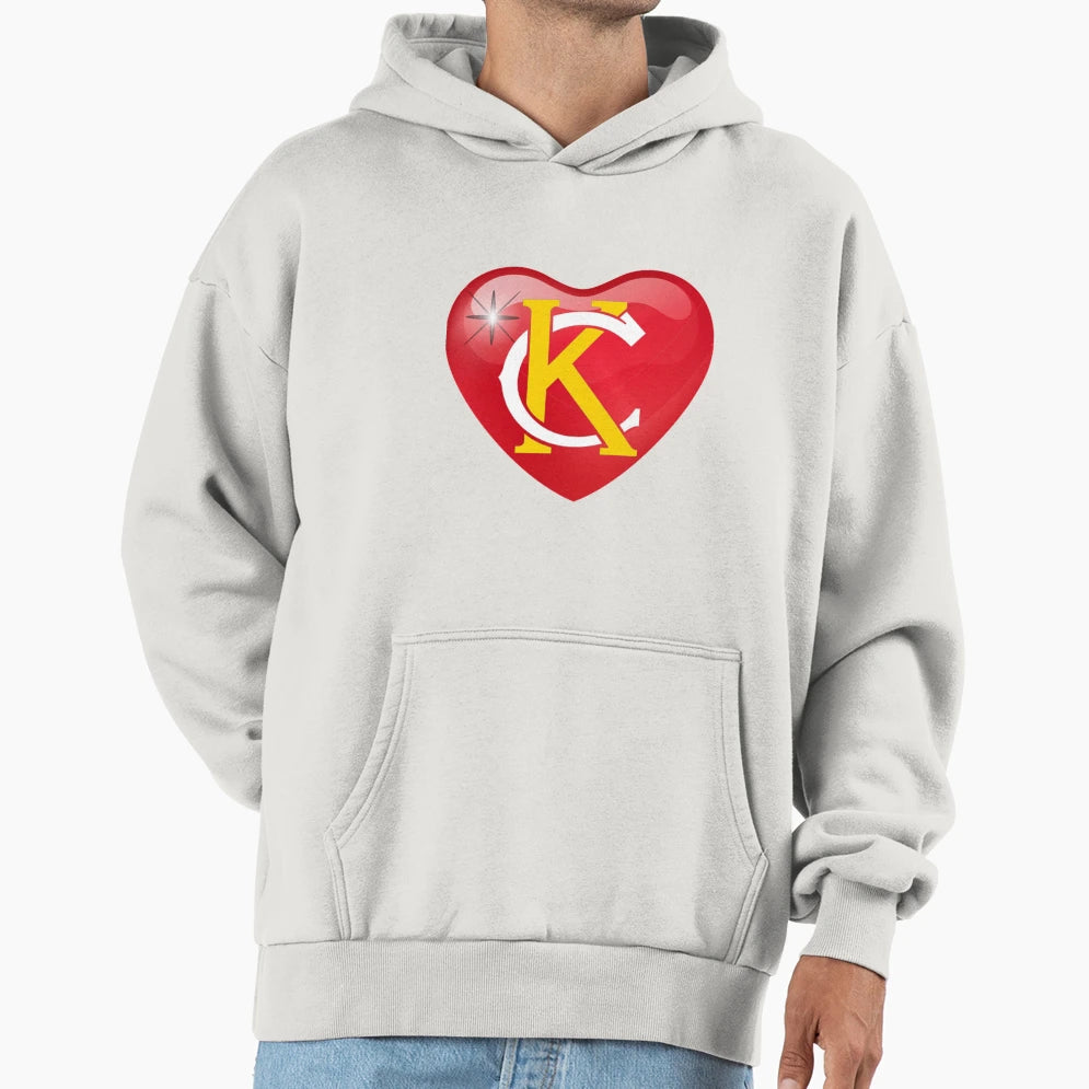 I Love Kansas Cit Hoodie - Trendy Graphic for Adults - T-Shirt, Sweatshirt, Hoodie