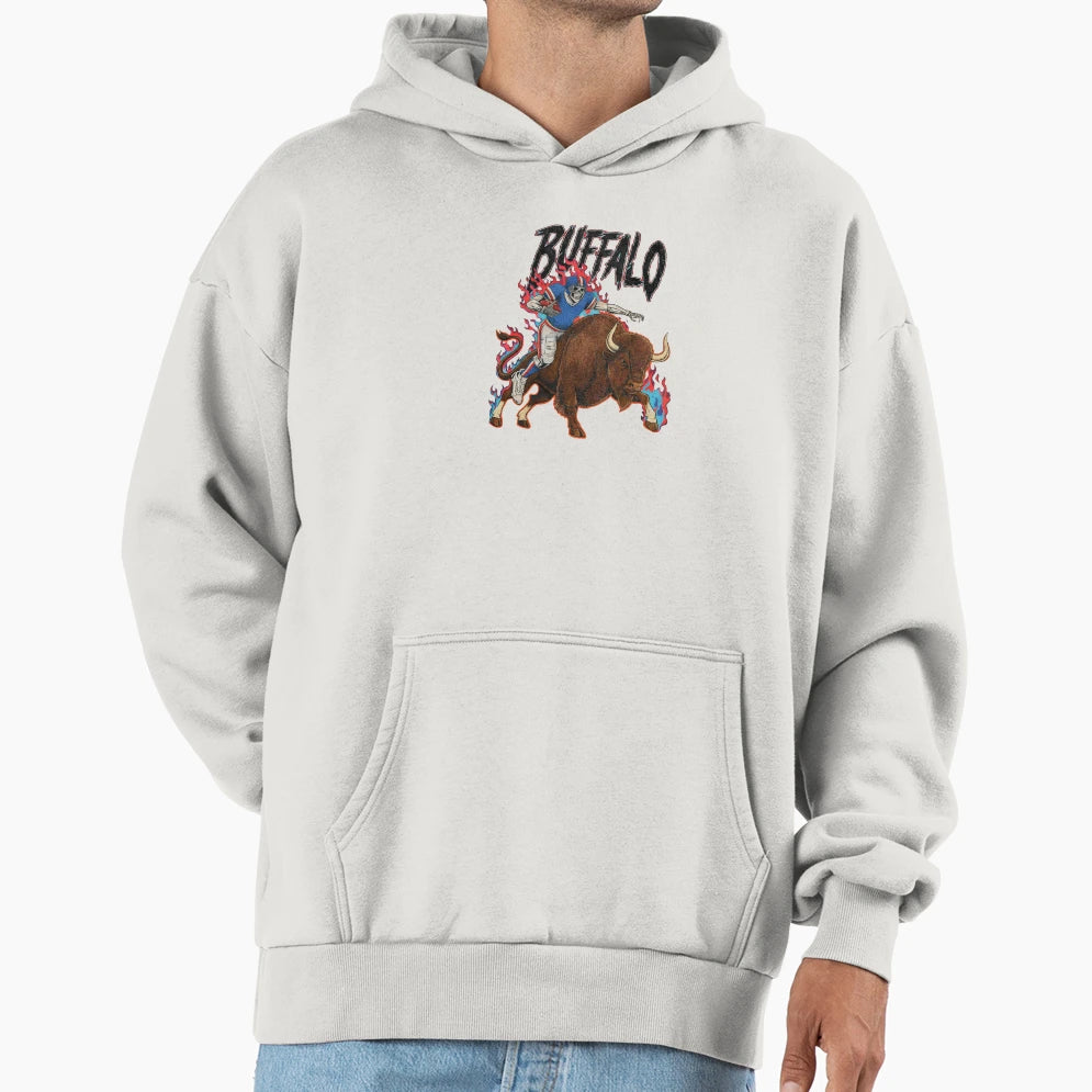 Buffalo Football Comfort Colors Bills Hoodie - Streetwear Style Men Women - T-Shirt, Sweatshirt, Hoodie