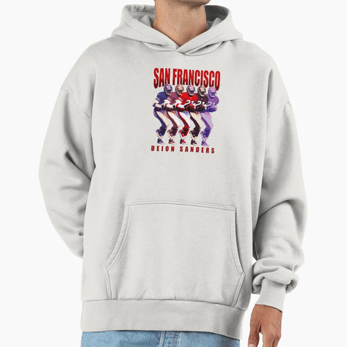 Deion Sanders Sanfrancisco 49Ers Sport Hoodie - Minimalist Print Unisex - T-Shirt, Sweatshirt, Hoodie