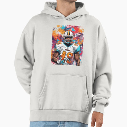 American Football Defensive Tackle Hoodie - Minimalist Print for Adults - T-Shirt, Sweatshirt, Hoodie