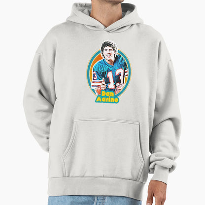 Dan Marino 80S Football Hoodie - Fun Novelty Design Men Women - T-Shirt, Sweatshirt, Hoodie