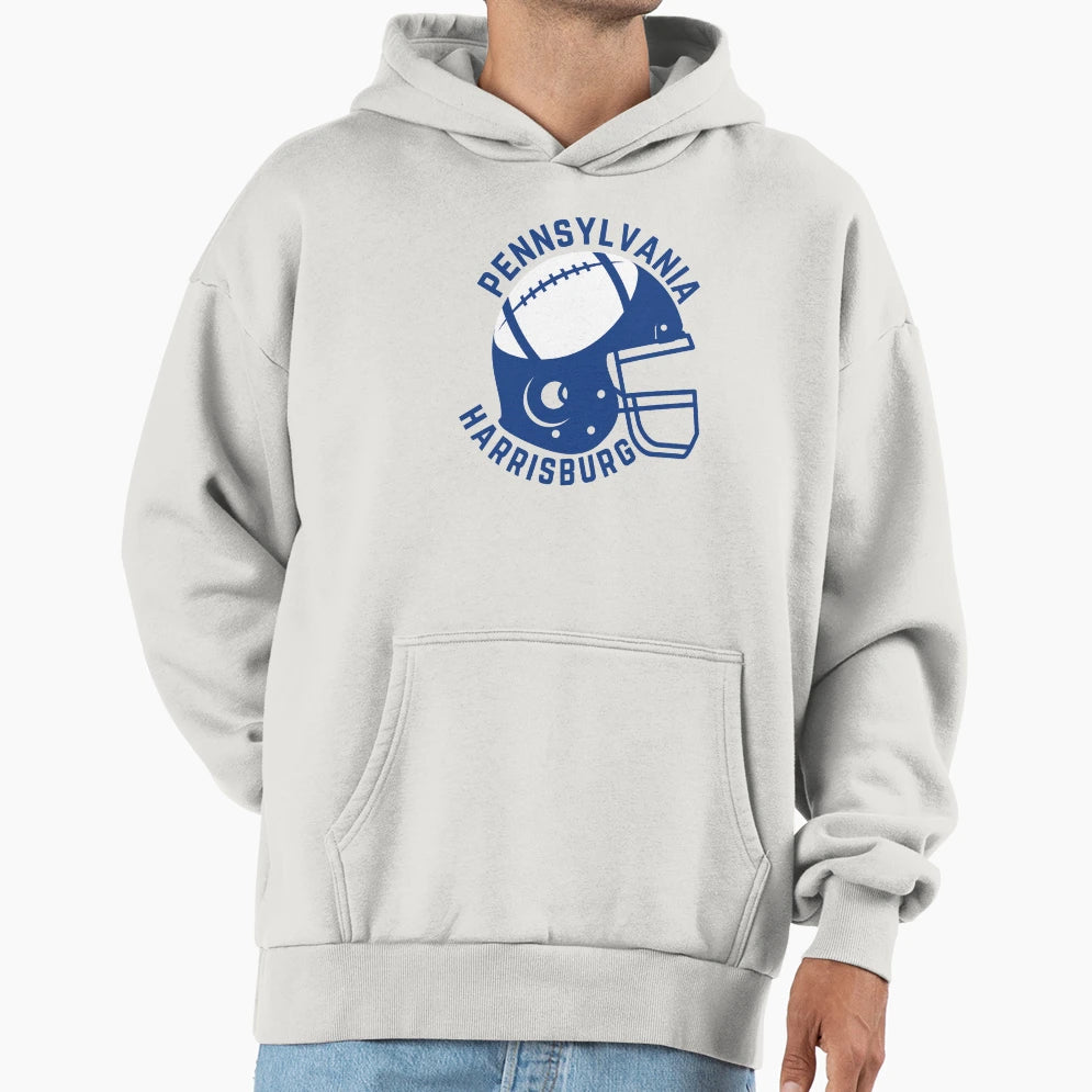 Harrisburg Pennsylvania Football Hoodie - Trendy Graphic Men Women - T-Shirt, Sweatshirt, Hoodie
