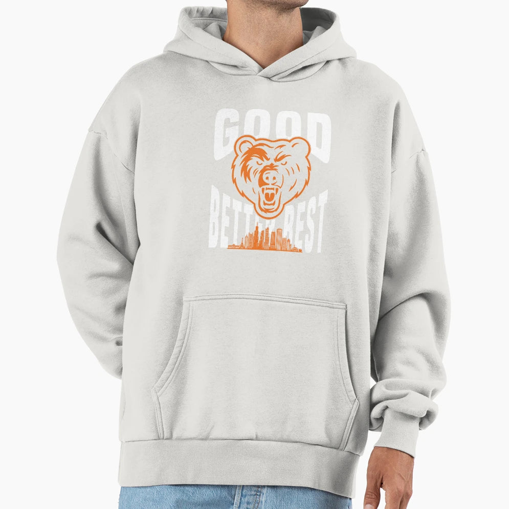 Ben Johnson Good Better Best Bears Hoodie - Minimalist Print for Adults - T-Shirt, Sweatshirt, Hoodie