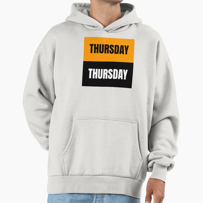 Thursday Pattern Orange And Black Daily Hoodie - Custom Art Print Unisex - T-Shirt, Sweatshirt, Hoodie
