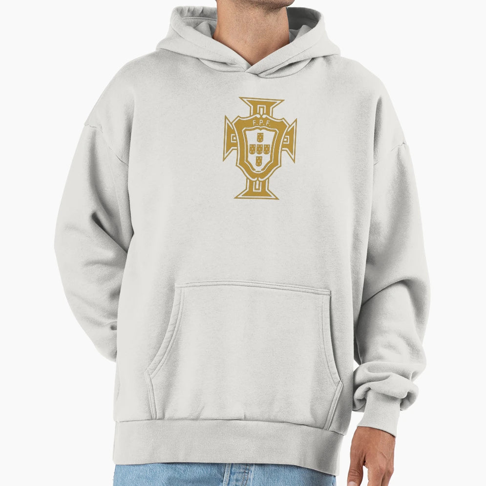 Portugal Fpf Portuguese Football Hoodie - Minimalist Print for Adults - T-Shirt, Sweatshirt, Hoodie