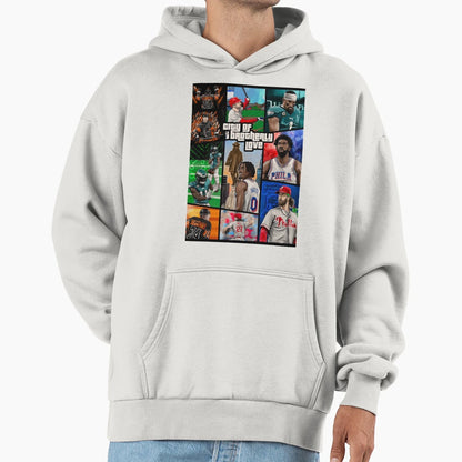 Brotherly Love V Hoodie - Fun Novelty Design Men Women - T-Shirt, Sweatshirt, Hoodie