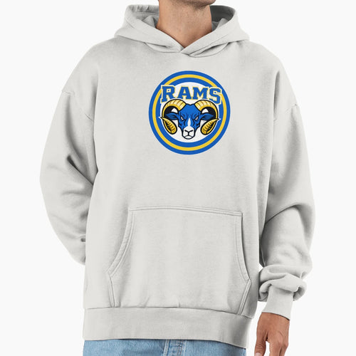Rams Hoodie - Streetwear Style for Adults - T-Shirt, Sweatshirt, Hoodie