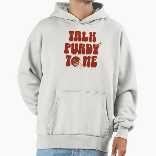 BP Talk Purdy To Me Hoodie - Aesthetic Graphic Unisex - T-Shirt, Sweatshirt, Hoodie