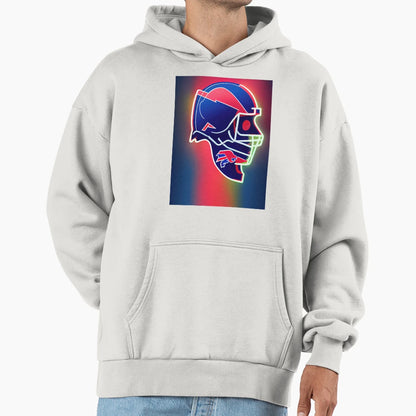Neon Basketball Helmet Hoodie - Minimalist Print Unisex - T-Shirt, Sweatshirt, Hoodie