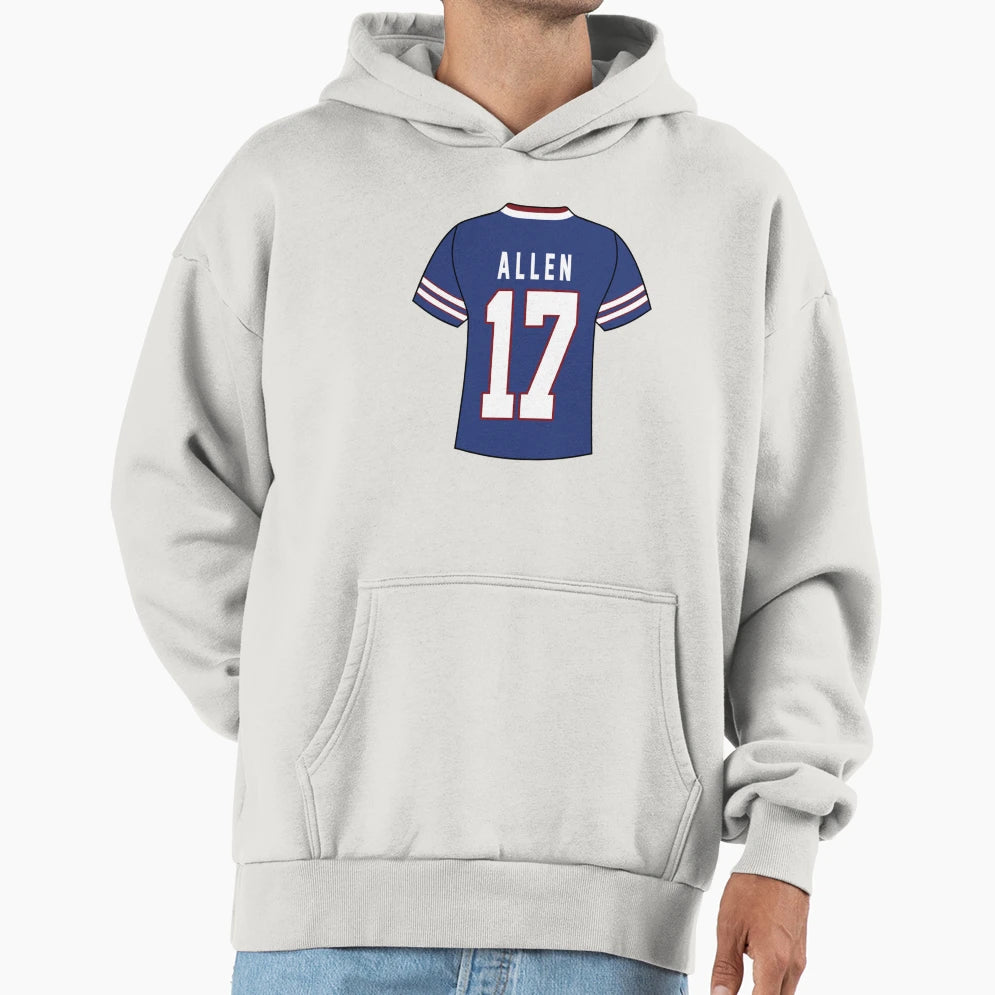 Allen Number 17 Hoodie - Streetwear Style Men Women - T-Shirt, Sweatshirt, Hoodie
