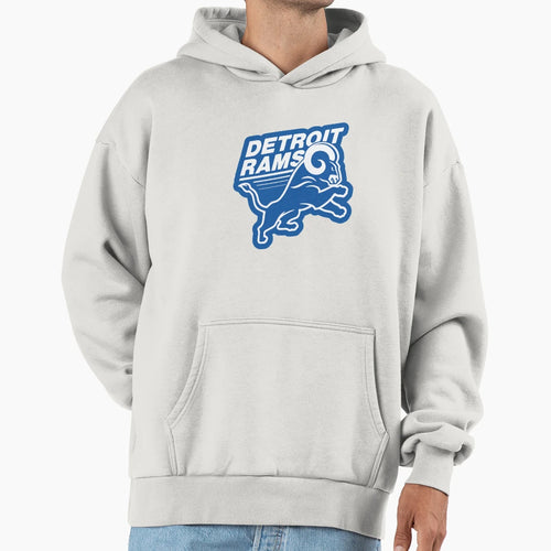 Detroit Rams Detroit Rams Hoodie - Graphic Print for Adults - T-Shirt, Sweatshirt, Hoodie