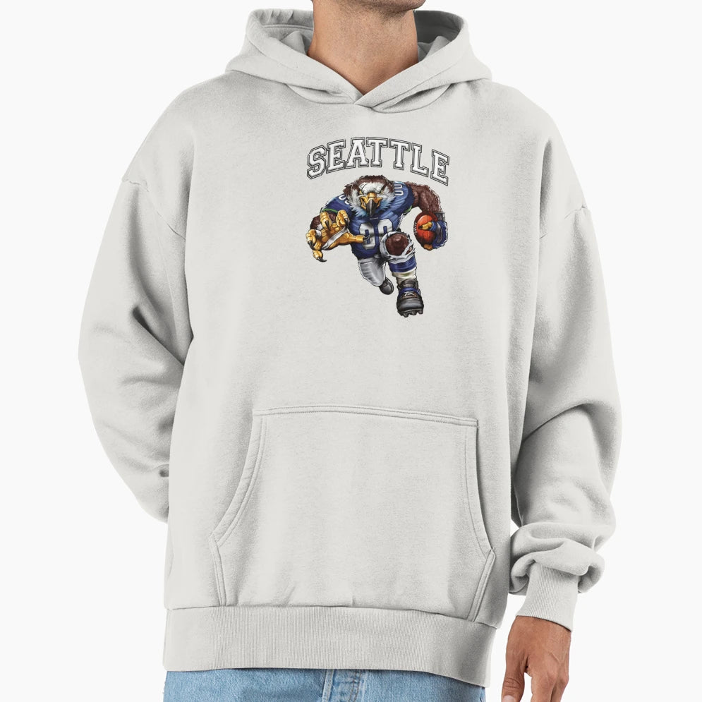 Seattle Football Detroit Football Lions Hoodie - Custom Art Print Men Women - T-Shirt, Sweatshirt, Hoodie