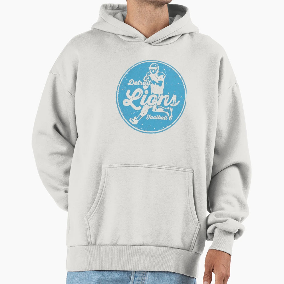 Football Detroit Lions Hoodie - Custom Art Print Men Women - T-Shirt, Sweatshirt, Hoodie