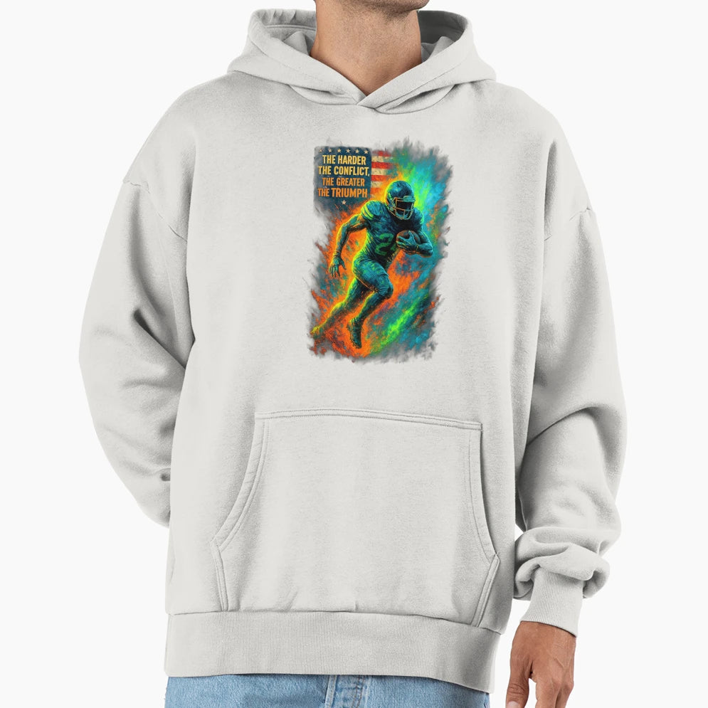 Greater Triumph American Football Power Hoodie - Streetwear Style Unisex - T-Shirt, Sweatshirt, Hoodie