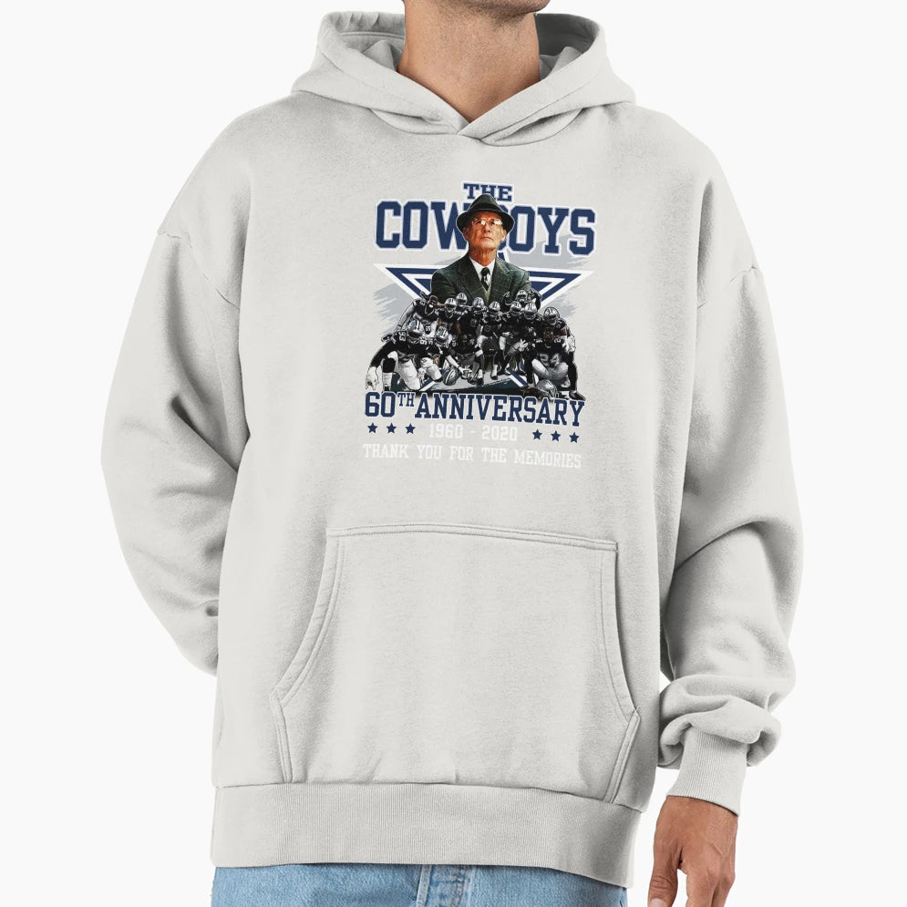 Dal Las Cowboys 60Th Anniversary 1960 2020 T-Shirt - Unique Graphic Unisex - T-Shirt, Sweatshirt, Hoodie