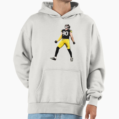Tj Watt Celebration Hoodie - Casual Everyday Wear for Adults - T-Shirt, Sweatshirt, Hoodie