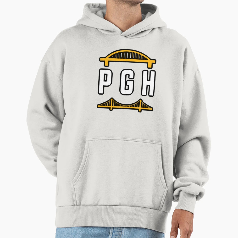 Pittsburgh Pgh Bridges Gold Shirts S T-Shirt - Streetwear Style for Adults - T-Shirt, Sweatshirt, Hoodie