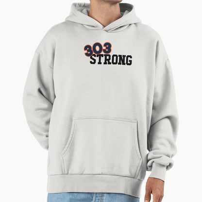 303 Strong Dark Hoodie - Minimalist Print for Adults - T-Shirt, Sweatshirt, Hoodie