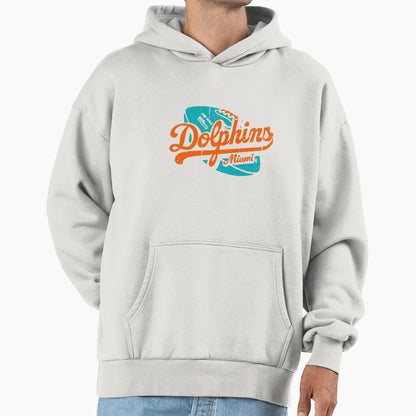 Football Miami Dolphins Hoodie - Custom Art Print for Adults - T-Shirt, Sweatshirt, Hoodie