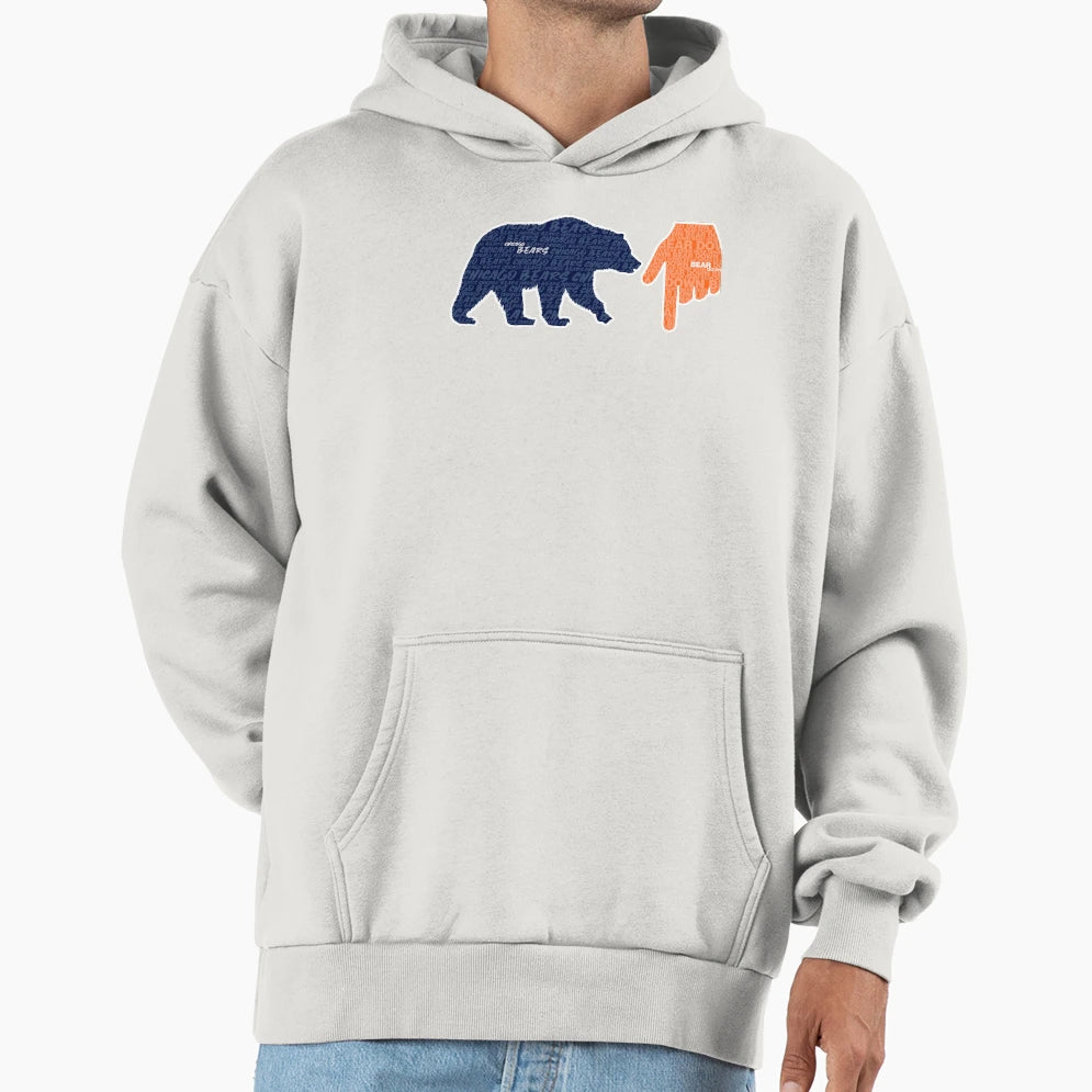 Bear Down Icons Hoodie - Unique Graphic Unisex - T-Shirt, Sweatshirt, Hoodie