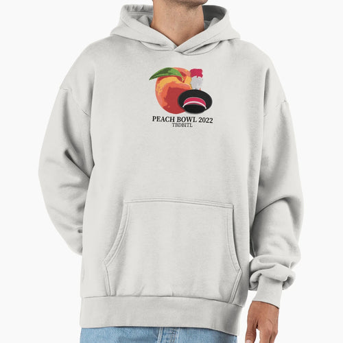 Peach And Band Hat Hoodie - Novelty Apparel Men Women - T-Shirt, Sweatshirt, Hoodie