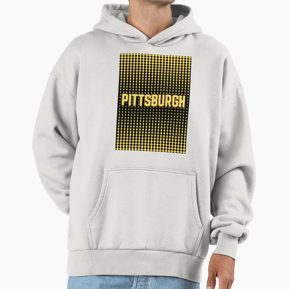 Pittsburgh Black And Yellow 1 Hoodie - Novelty Apparel Unisex - T-Shirt, Sweatshirt, Hoodie