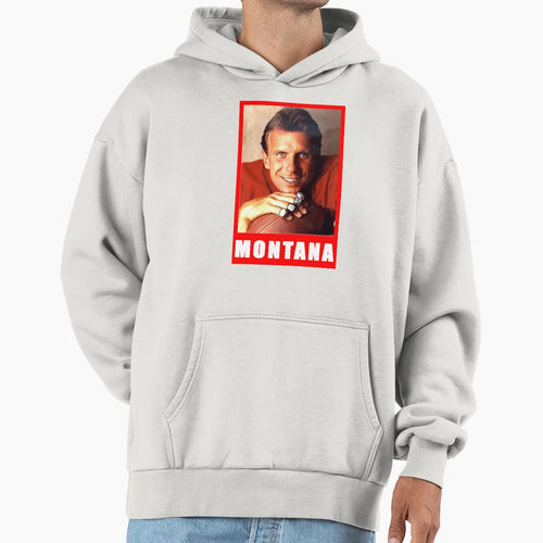 Joe Montana Hoodie - Novelty Apparel for Adults - T-Shirt, Sweatshirt, Hoodie