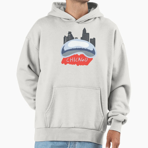 Chicago City Hoodie - Fun Novelty Design Men Women - T-Shirt, Sweatshirt, Hoodie