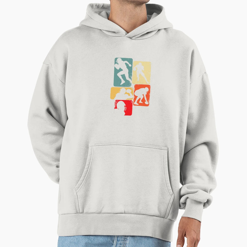 Football American Football Mens Hoodie - Unique Graphic for Adults - T-Shirt, Sweatshirt, Hoodie
