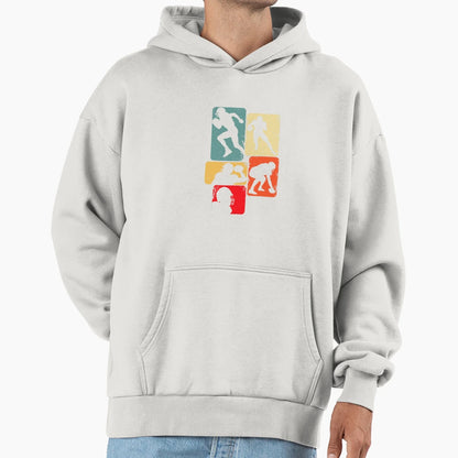 Football American Football Mens Hoodie - Unique Graphic for Adults - T-Shirt, Sweatshirt, Hoodie