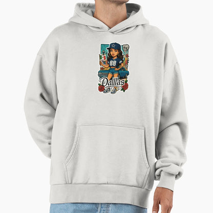 Dallas Cowboys Fan Chicano Hoodie - Casual Everyday Wear Men Women - T-Shirt, Sweatshirt, Hoodie