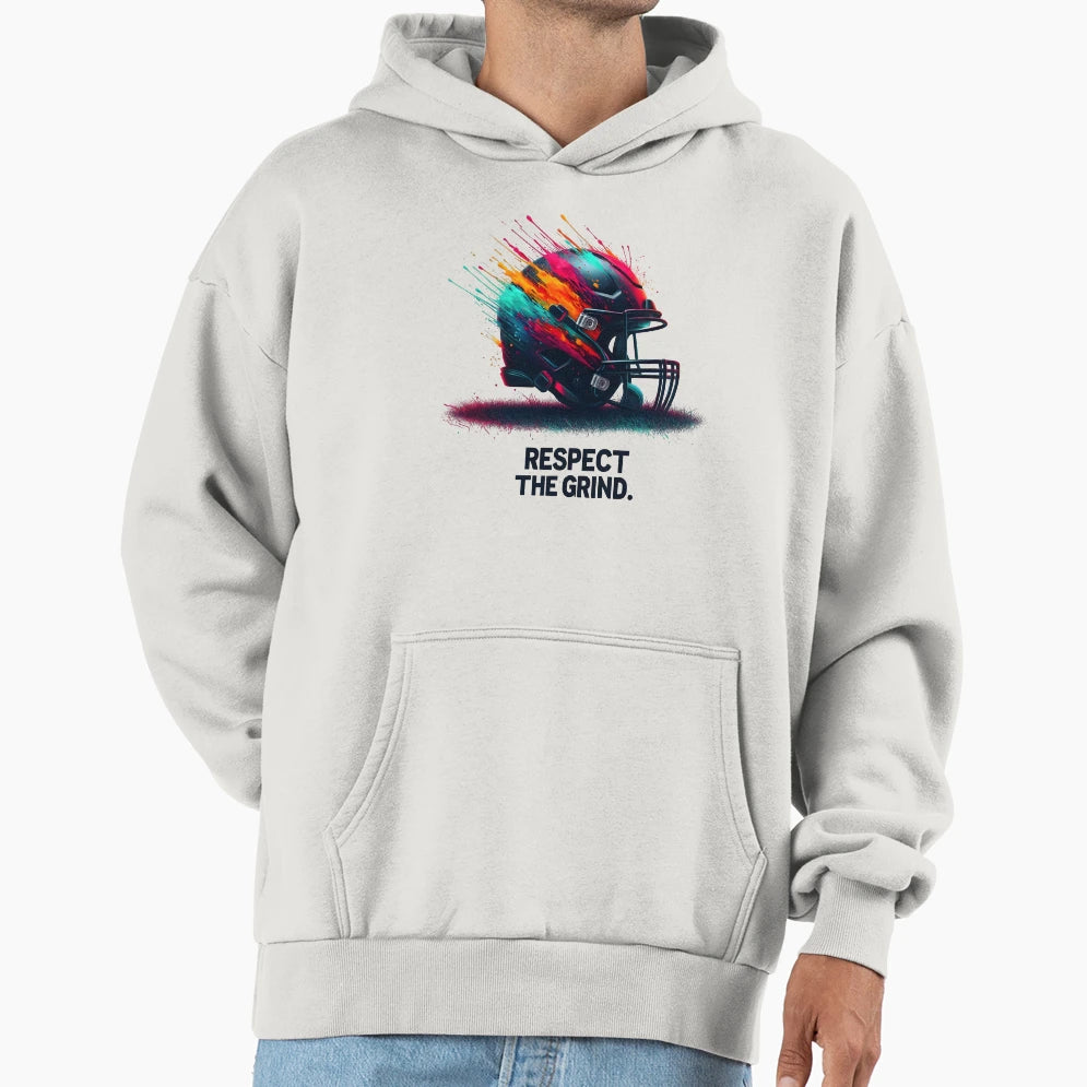 Helmet Football Protection Gear Sport Hoodie - Aesthetic Graphic Unisex - T-Shirt, Sweatshirt, Hoodie