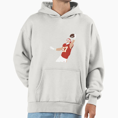 TK Football Illustration Hoodie - Aesthetic Graphic Unisex - T-Shirt, Sweatshirt, Hoodie
