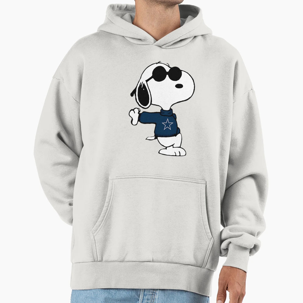 Snoopy Dallas Cowboys Hoodie - Trendy Graphic Unisex - T-Shirt, Sweatshirt, Hoodie