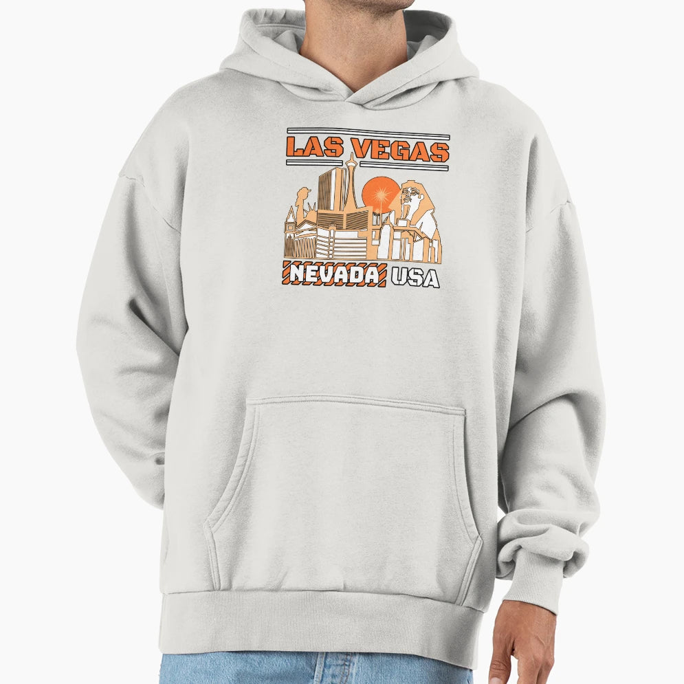 City Las Vegas Nevada Usa Hoodie - Aesthetic Graphic Unisex - T-Shirt, Sweatshirt, Hoodie