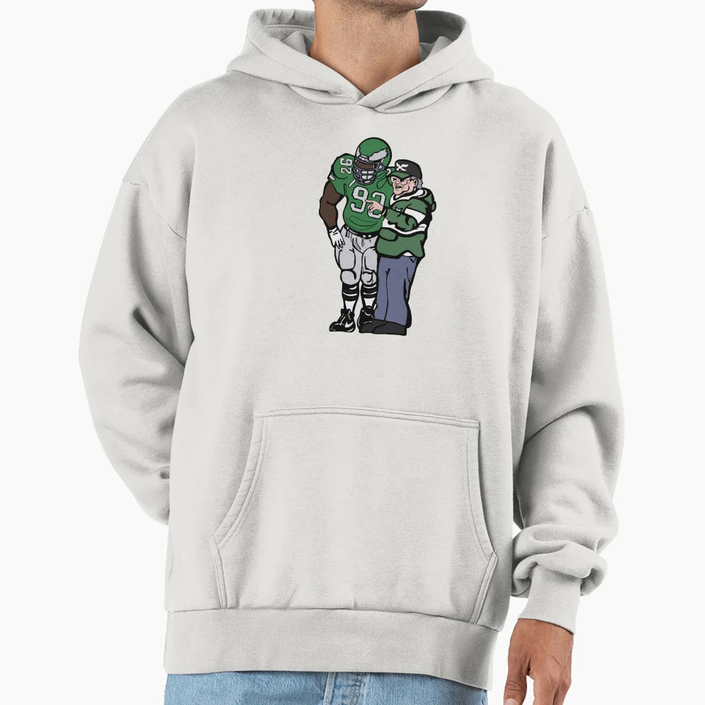 Reggie White Buddy Ryan Hoodie - Streetwear Style Unisex - T-Shirt, Sweatshirt, Hoodie