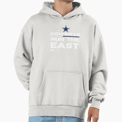 Cowboys Run East Divi Sion Champion Hoodie - Aesthetic Graphic Men Women - T-Shirt, Sweatshirt, Hoodie