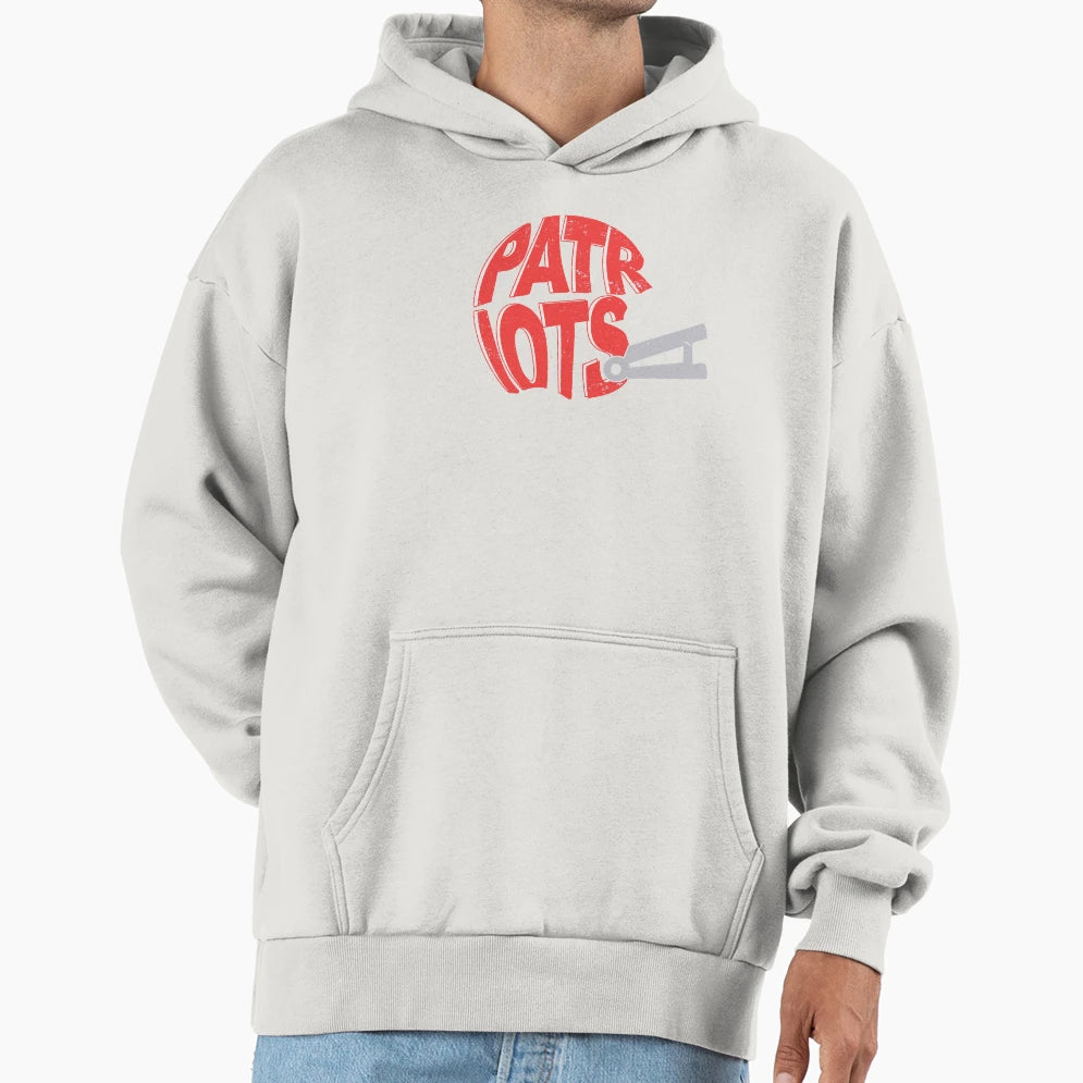 Pat Helmet Hoodie - Fun Novelty Design for Adults - T-Shirt, Sweatshirt, Hoodie
