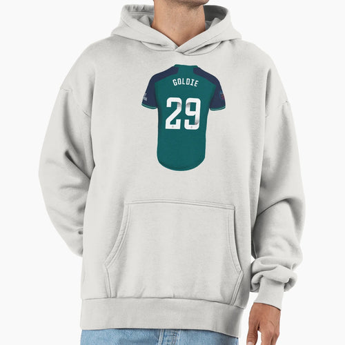 Teyah Goldie Football Illustration T-Shirt - Fun Novelty Design Men Women - T-Shirt, Sweatshirt, Hoodie
