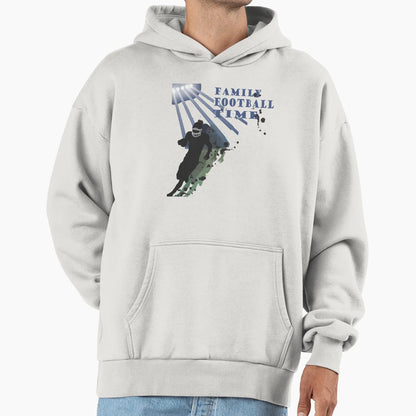 Family Football Time Football American Hoodie - Minimalist Print Unisex - T-Shirt, Sweatshirt, Hoodie